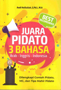 Image of JUARA PIDATO 3 BAHASA Arab-Inggris-Indonesia
